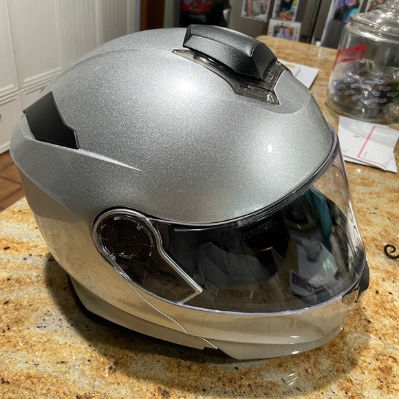 Z1R Solaris 2.0 Modular Helmet Silver Large - Picture 3 of 9
